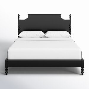 wood platform bed