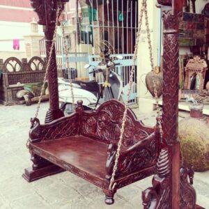 traditional wooden swing for home