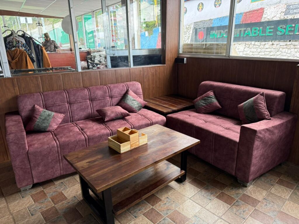 L Shape Sofas for Cafe