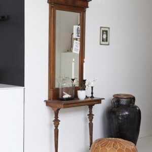 Antique Standing mirror table