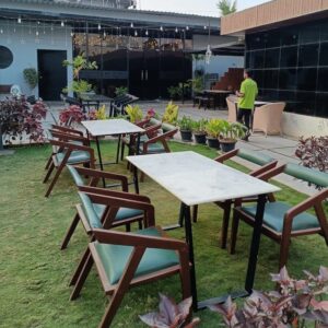 Cafe chairs and tables