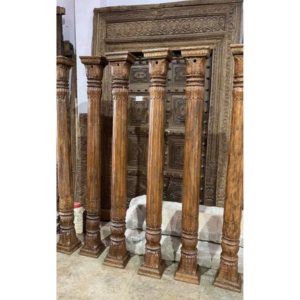 wooden pillar design