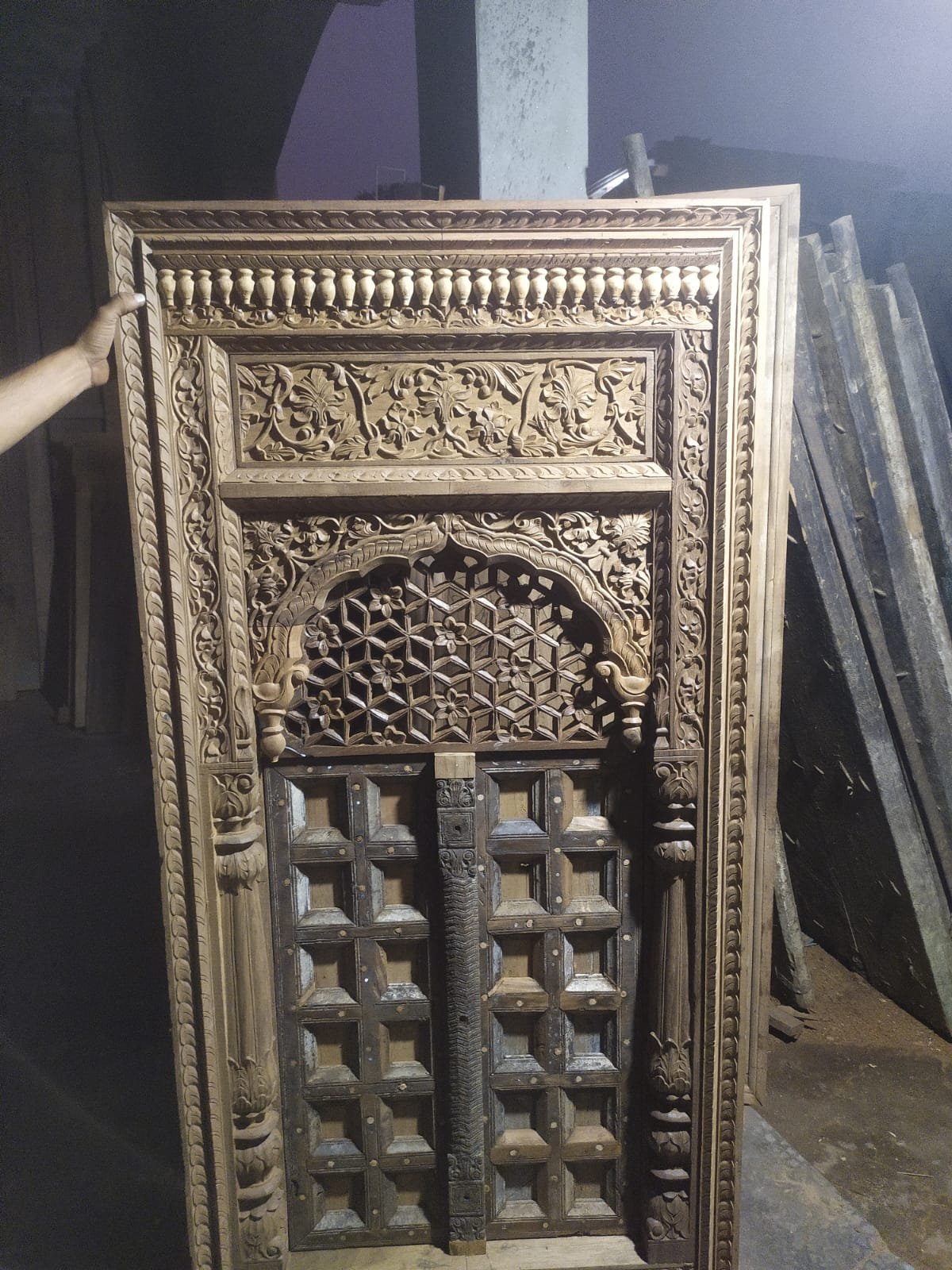 Indian Window Frame Indian antique window vintage Jharokha Window Design Wooden Frame ...