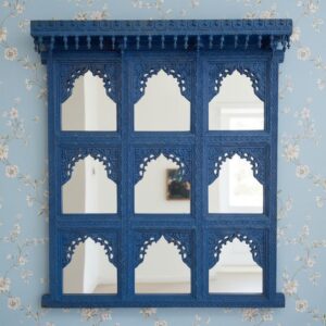 Big Vintage Jharokha Mirror Window