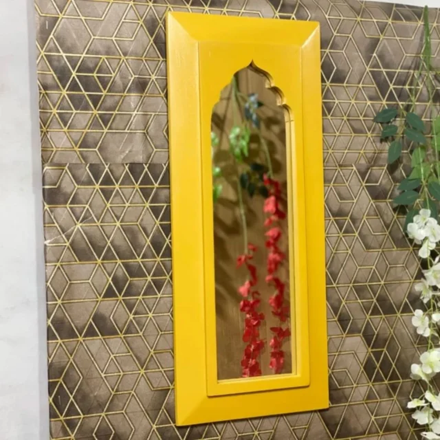 Immerse your home in the allure of history with our Vintage Jharokha Mirror 🌿🪞.

💖 A masterpiece of craftsmanship

🏡 A window to the past in your modern home

🌱 Bring an antique touch to contemporary spaces

🔍 Detailed carvings that tell stories

🎨 A blend of culture and elegance on your wall

🌟 Elevate your decor with a piece of history

Let your home reflect the beauty of traditions.

#HeritageHome #JharokhaJewel #VintageVibes #AntiqueElegance #MirrorMoment

( wall decor , mirror decor , antique jharokha mirror , vintage wall decoration )