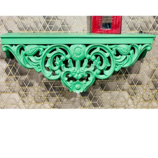 Elevate your decor with the exquisite beauty of our Carved Wall Shelf. 

Masterfully crafted, this piece marries the timeless elegance of intricate carvings with the practicality of storage and display.

Each shelf is a work of art, featuring detailed patterns that draw inspiration from traditional craftsmanship, making it a unique addition to any room.

Perfect for showcasing your favorite books, plants, or collectibles, this shelf not only adds storage space but also becomes a focal point of your decor. Its sturdy construction ensures durability, while the ornate carvings add a touch of sophistication and charm to your living space.

•	🎨 Intricately carved designs for a luxurious look

•	📚 Offers both functionality and aesthetic appeal

•	🌿 Ideal for displaying plants, books, and decor items

•	🏡 Enhances any room with a touch of elegance
Transform your walls into a gallery of your favorite items with our Carved Wall Shelf, where beauty and function blend seamlessly.

#livingroomdecor 

( Living room decor , Wall decoration ideas , Home Decor Inspiration , Carved Wall Shelf )
