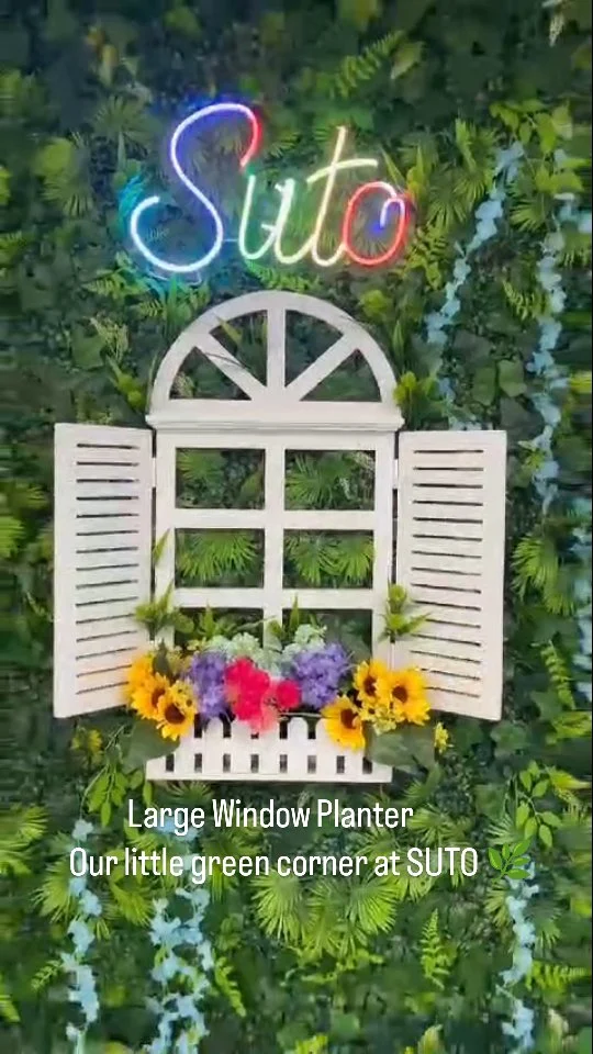 Happy to see our window planter at SUTO Cafe 🌿☕ It adds a fresh and beautiful touch to the space. Thank you for the love 💚 #WindowPlanter #CafeDecor #GreenCorner #SUTOcafe #HandmadeDecor #AntiqueHomeDecor #plantlover❤️