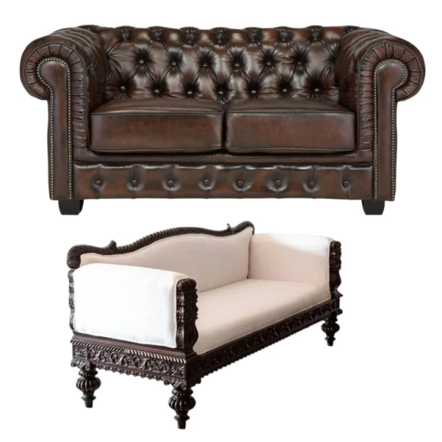 We make all types of sofas — from soft and stylish Chesterfield sofas to strong and royal-looking antique carved wooden sofas 🛋️✨

Each piece is made with care at our factory in Jodhpur, Rajasthan, using quality wood and fabric. Whether you want a modern look or a traditional touch, we can make it for you.

We also take custom orders and deliver Pan India at factory prices!
Send us a message to place your order or share your sofa design with us 💬

#SofaMadeToOrder #ChesterfieldSofa #AntiqueWoodenSofa #PanIndiaDelivery #JodhpurFurniture #AntiqueHomeDecors