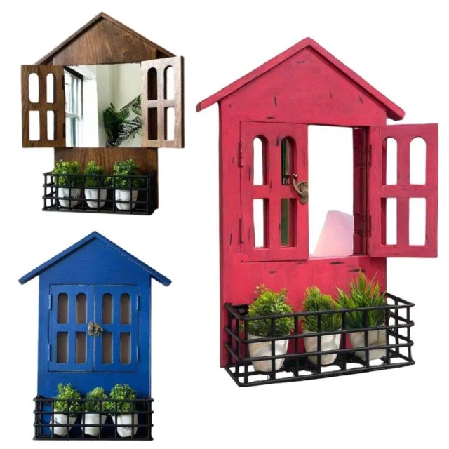 Looking for a unique housewarming gift or something special for your own home? 🎁🏡

Our Window Planter with Mirror — available in house shape, arch shape, and more — are just perfect!
They add charm to balconies, living rooms, or entryways ✨🌿

Choose from different designs, shapes, and colours — and the best part? You can get it customised just the way you like!

Handcrafted in Jodhpur | Factory prices | Pan India delivery

#WindowPlanter #MirrorPlanter #HousewarmingGift #CustomDecor #HandmadeInIndia #RusticWallDecor #AntiqueHomeDecors