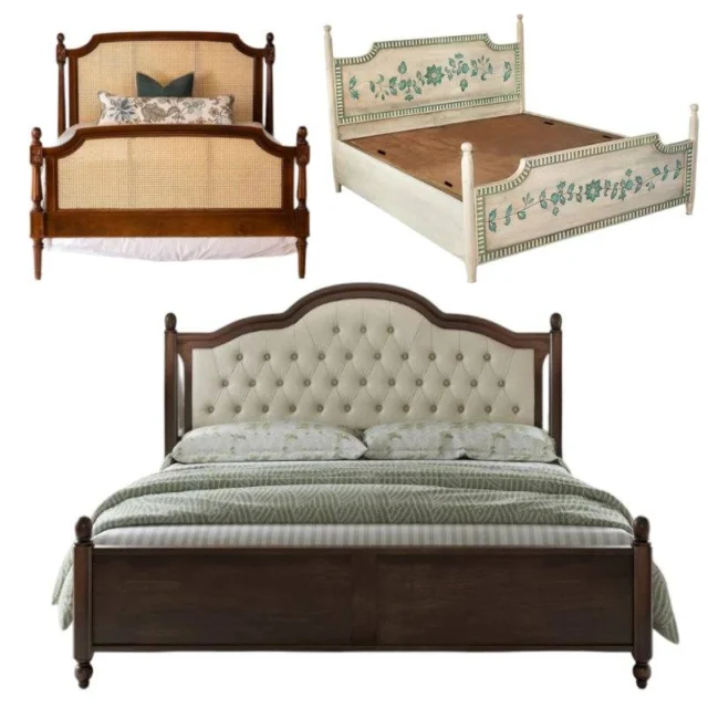 We make all types of solid wood beds —
From soft and stylish upholstery beds to grand antique poster beds, with or without storage! 🛏️✨

Made in Jodhpur using quality hardwood and handcrafted finishing.
Customise size, fabric, polish or storage — just the way you like it!

Order now or share your design idea — we deliver Pan India at factory prices.

#SolidWoodBed #PosterBed #UpholsteryBed #StorageBed #CustomMadeFurniture #JodhpurFurniture #AntiqueHomeDecors